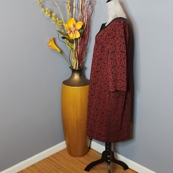 Catherines Red and Black Dress Size 1X NWT - Picture 5 of 15